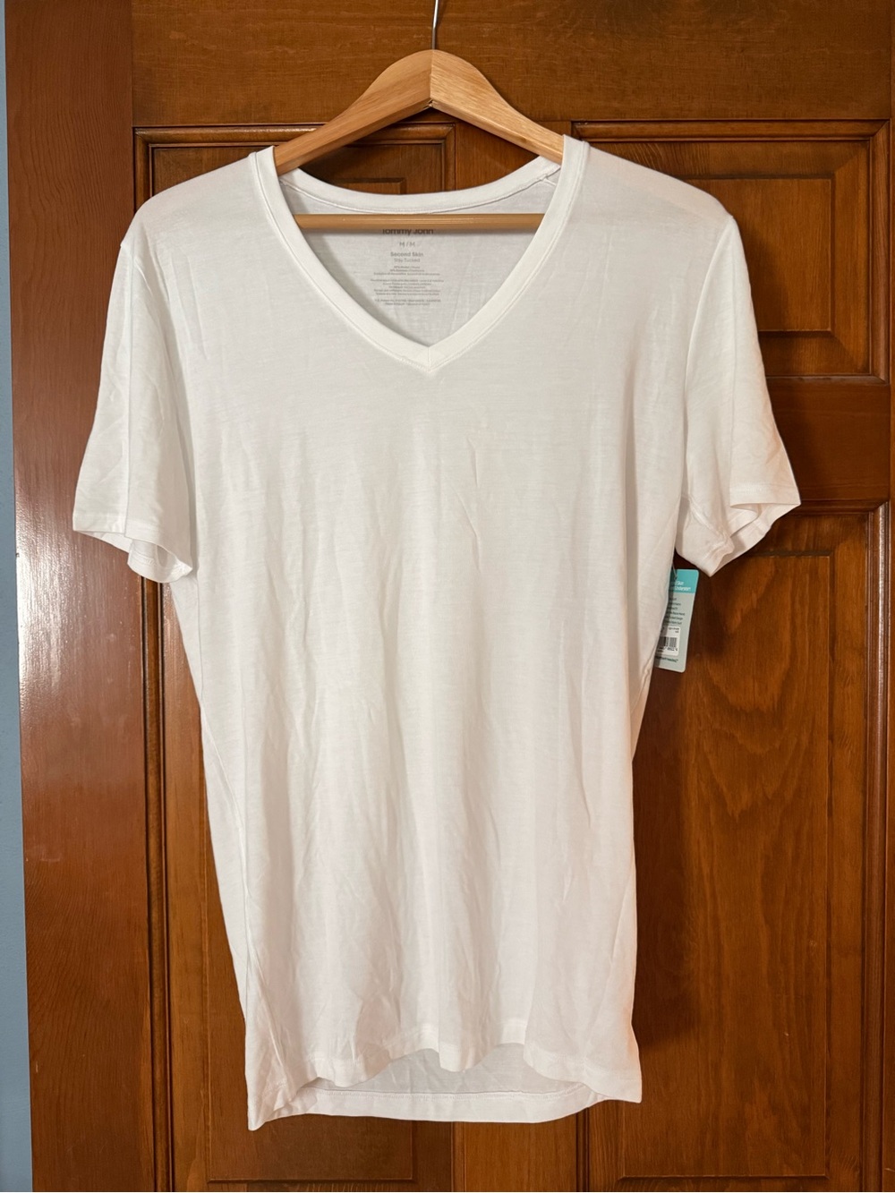 NWT Men's Tommy John Stay Tucked second skin  undershirt - White
